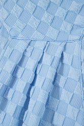 Checkered Pocketed Wide Leg Overalls - MyEmpired