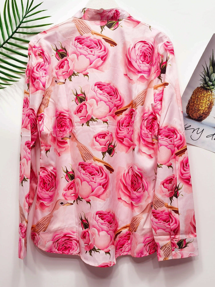 Tropical Print Blouse - MyEmpired