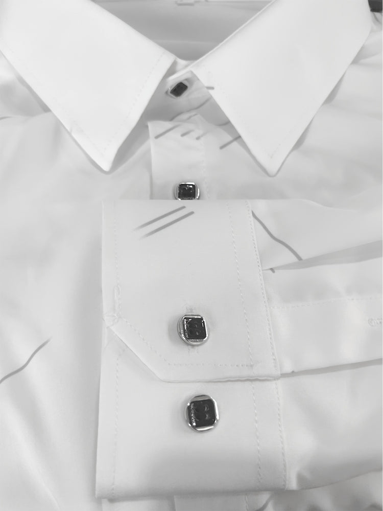 Long Sleeve Casual Button Up Shirt For Formal Occasions - MyEmpired