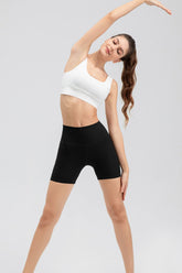 Wide Waistband Slim Fit Sports Shorts - MyEmpired