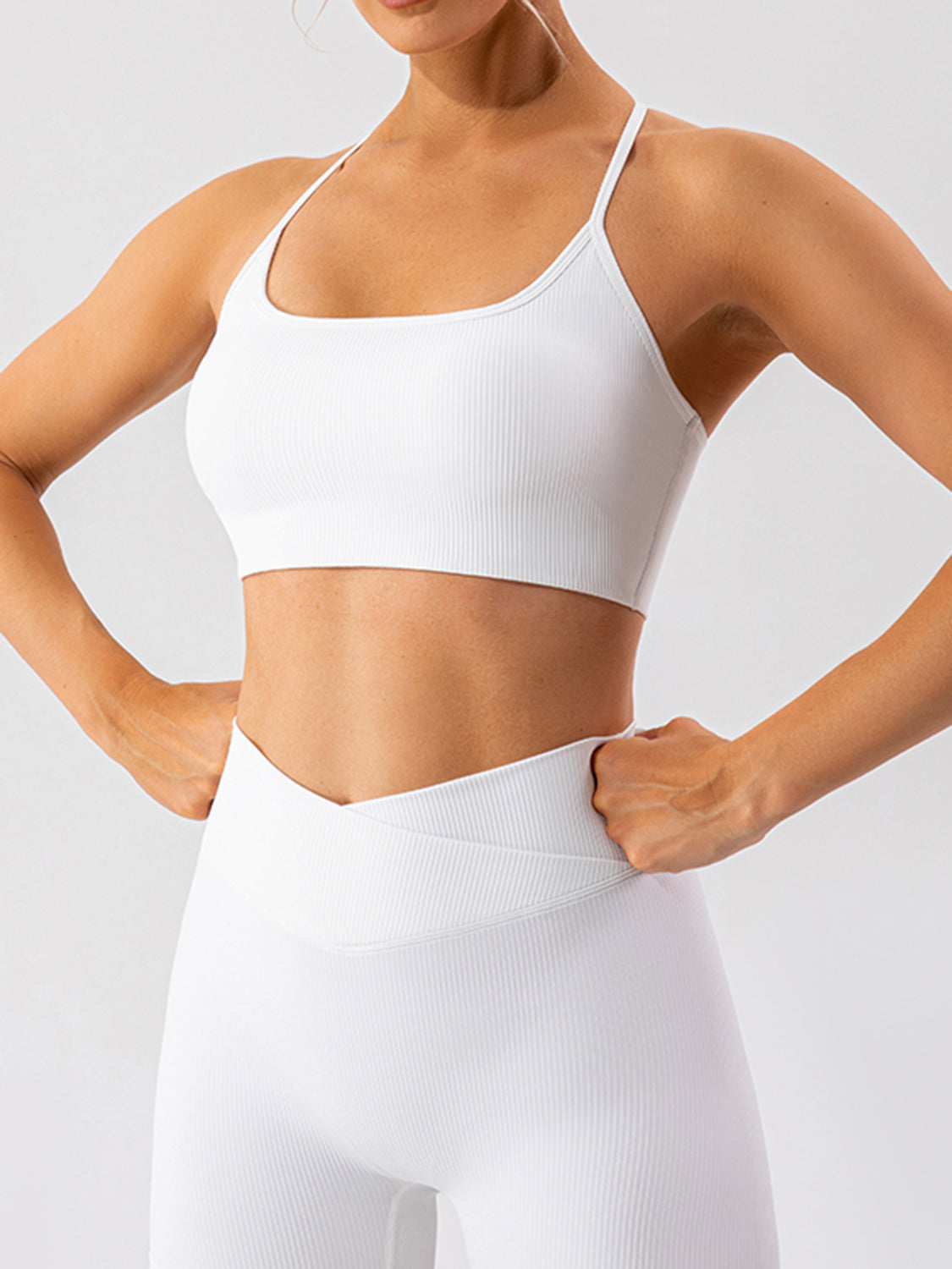 Spaghetti Strap Active Bra - MyEmpired