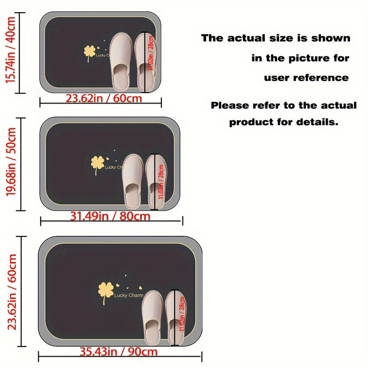 1pc Quick-Dry Bathroom Mat Bath Rug Mat - MyEmpired