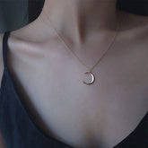 New Shiny Butterfly Necklace Ladies Exquisite Double Layer Clavicle Chain Necklace Jewelry for Ladies Gift - MyEmpired