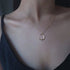 New Shiny Butterfly Necklace Ladies Exquisite Double Layer Clavicle Chain Necklace Jewelry for Ladies Gift - MyEmpired