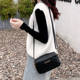 Tassel Small Messenger Bag For Women 2024 Trend Lingge Embroidery Camera Female Shoulder Bag Fashion Chain Ladies Crossbody Bags - MyEmpired