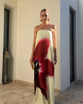 Strapless Back Belt Sleeveless Women&