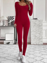 European and American slim fit sexy chest waist lace up boat collar long sleeved pants with small pit stripes jumpsuit - MyEmpired