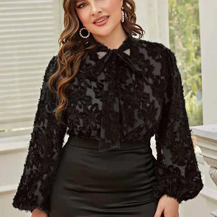 4XL Bow Lace UP Plus Size - MyEmpired