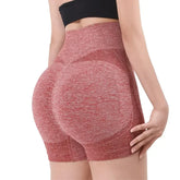 Stretchy Women Yoga Shorts High Waist Lift Butt Pants Breathable and Comfortable Suitable for Workout and Sports - MyEmpired