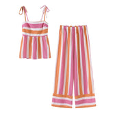 Striped Knitted Women Dresses Long Sleeve - MyEmpired