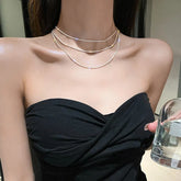 Popular Sparkling Necklace For Women Clavicle Chain Choker Fashion Jewelry Wedding Party Birthday Gift - MyEmpired