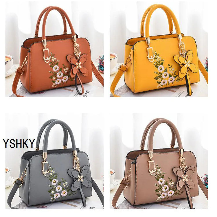 Lychee pattern PU Portable bucket bag - MyEmpired