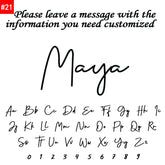 Customized Name Letter Necklace - MyEmpired