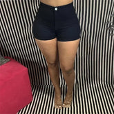Women Sexy Skinny High Stretch Thin Shorts 2023 Female Summer Shorts Fashion Slim Fit Hip Short Jeans S-3XL Casual Bottoms Pop - MyEmpired