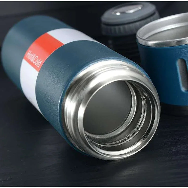 Vacuum Flasks & Thermoses Set Thermos for Hot Water Bottle Drinkware Fathers Day Gifts Home & Stainless Steel 500ml Thermal Cold - MyEmpired