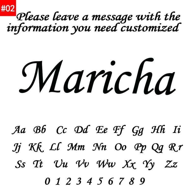 Customized Name Letter Necklace - MyEmpired