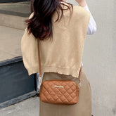 Tassel Small Messenger Bag For Women 2024 Trend Lingge Embroidery Camera Female Shoulder Bag Fashion Chain Ladies Crossbody Bags - MyEmpired
