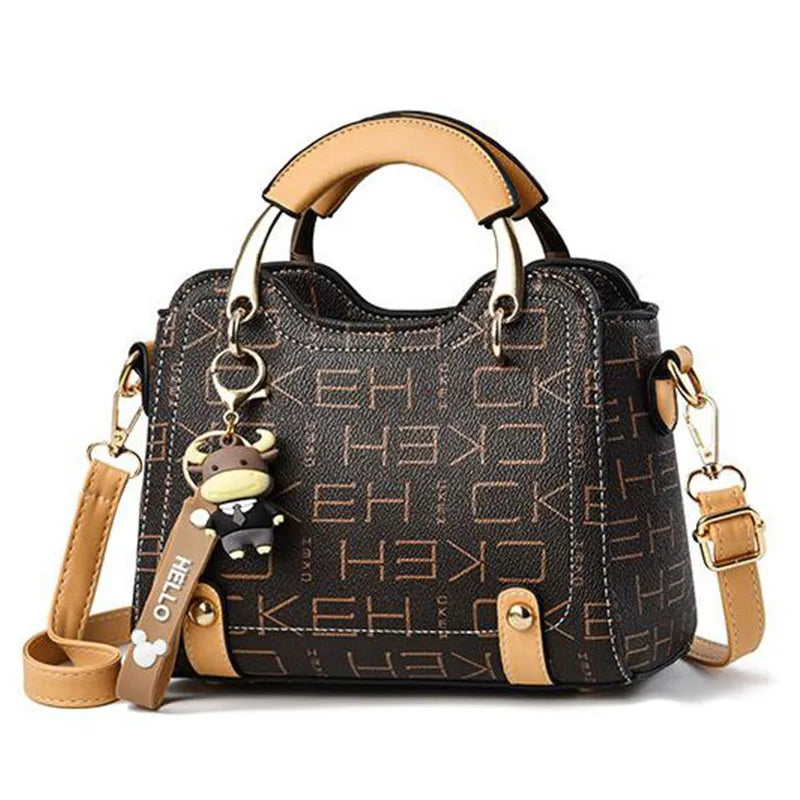 New brand shoulder Bag for 2024 luxury designer handbag women Handbags leather Printed monogram single shoulder straddle bag - MyEmpired