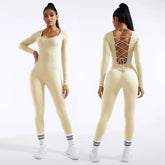 Bodycon Slim Jumpsuit For Women‘s Clothing Zipper Casual Brown Fitness Rompers Autumn 2024 Playsuit Activity Streetwear Overall - MyEmpired