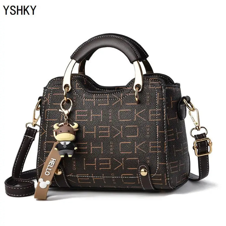 New brand shoulder Bag for 2024 luxury designer handbag women Handbags leather Printed monogram single shoulder straddle bag - MyEmpired