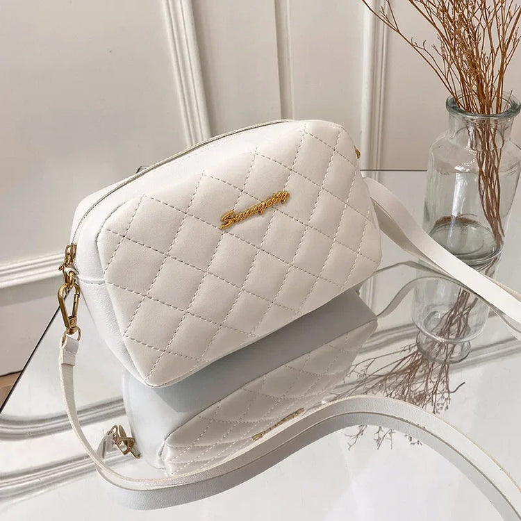 Tassel Small Messenger Bag For Women 2024 Trend Lingge Embroidery Camera Female Shoulder Bag Fashion Chain Ladies Crossbody Bags - MyEmpired
