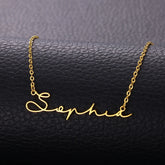 Custom Slim Fonts Name Necklace - MyEmpired