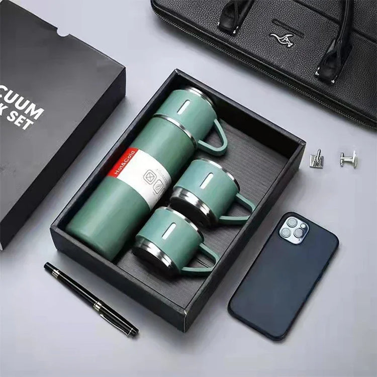 Vacuum Flasks & Thermoses Set Thermos for Hot Water Bottle Drinkware Fathers Day Gifts Home & Stainless Steel 500ml Thermal Cold - MyEmpired