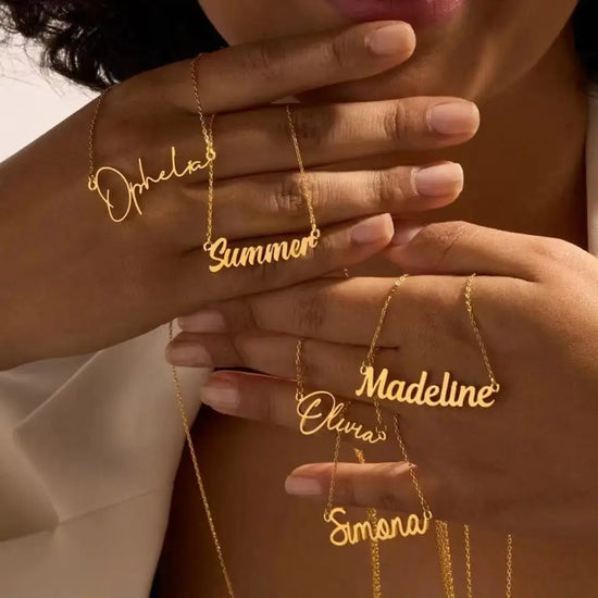 Customized Name Letter Necklace - MyEmpired
