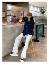 Fashion High Waist Wide Leg Pants Women Spring Fall Baggy Black Trouser Office Ladies Full Length Straight Suit Pant Outwear New - MyEmpired