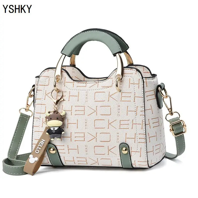 New brand shoulder Bag for 2024 luxury designer handbag women Handbags leather Printed monogram single shoulder straddle bag - MyEmpired