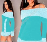 New Winter Sweater Women Sexy Off Shoulder Color Block Sweater Dress Buttons Knitted Long Pullover Top sweater women - MyEmpired