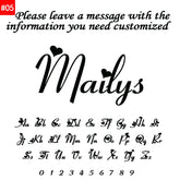 Customized Name Letter Necklace - MyEmpired