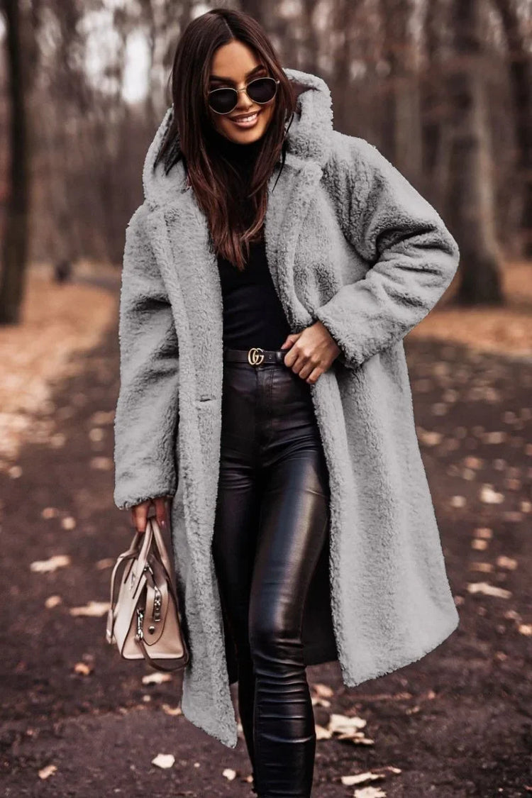 Keep Warm Single Button Coats Blends - MyEmpired