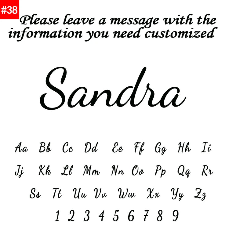 Customized Name Letter Necklace - MyEmpired