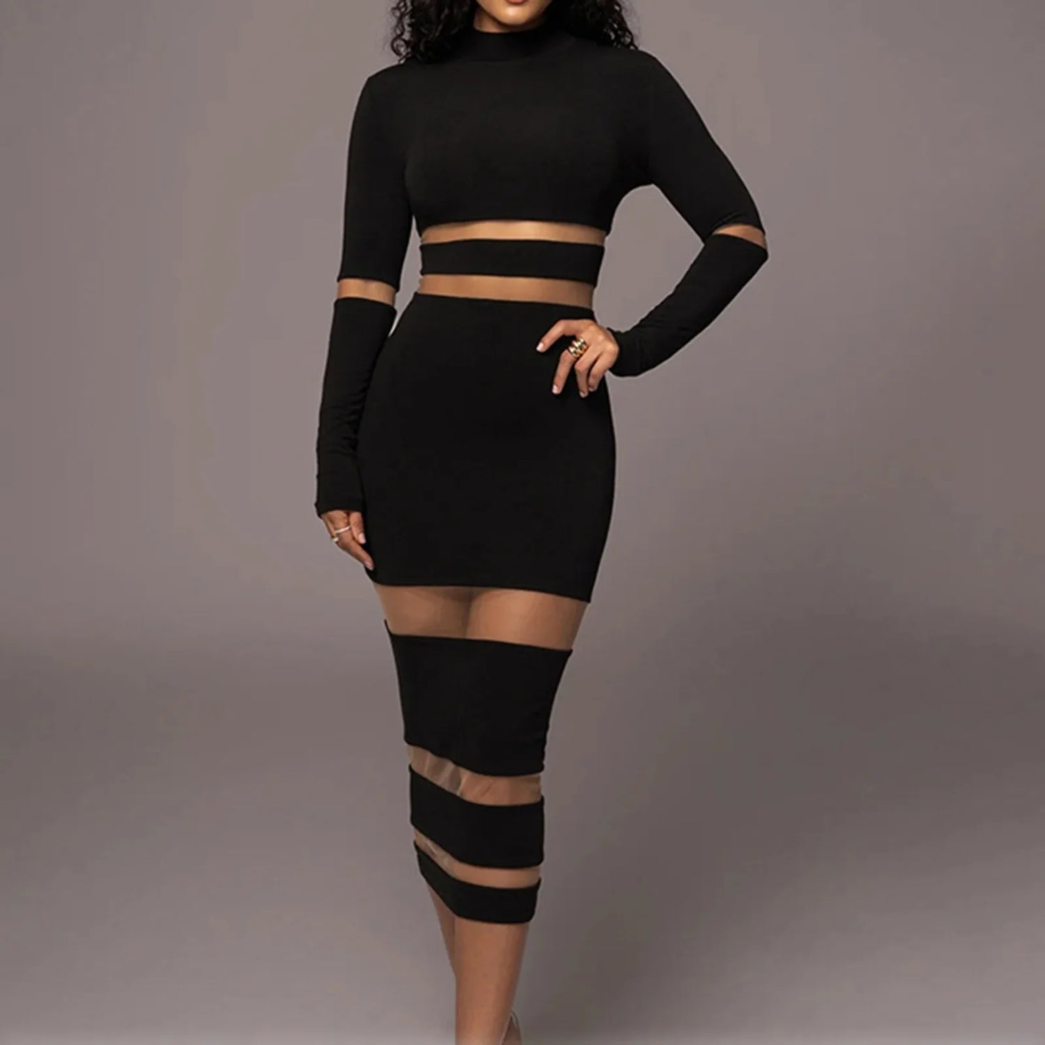 Round Neck Long Sleeved - MyEmpired