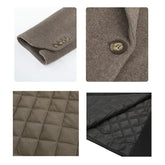 CHIC VEN Autumn Winter Korean Women Woolen Blazer Cotton Lining Thick Warm Jacket Solid Color Coat Female Woman Office Lady Tops - MyEmpired