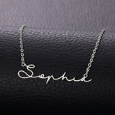 Custom Slim Fonts Name Necklace - MyEmpired