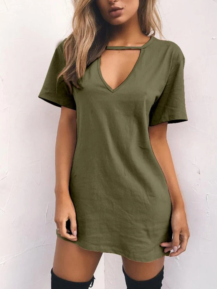 Sexy Elegant Dress Wrap Deep - MyEmpired