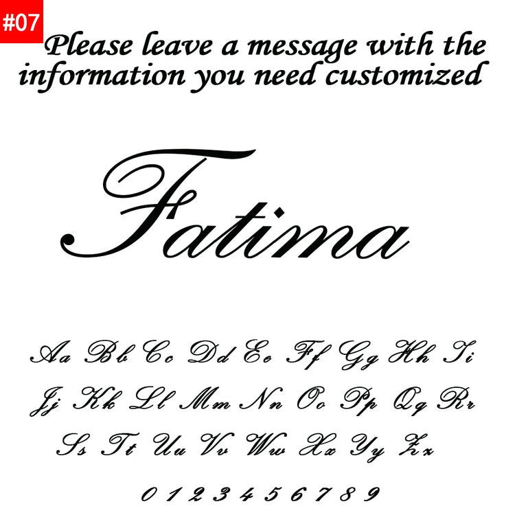 Customized Name Letter Necklace - MyEmpired