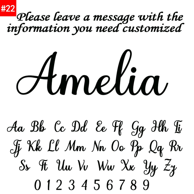 Customized Name Letter Necklace - MyEmpired