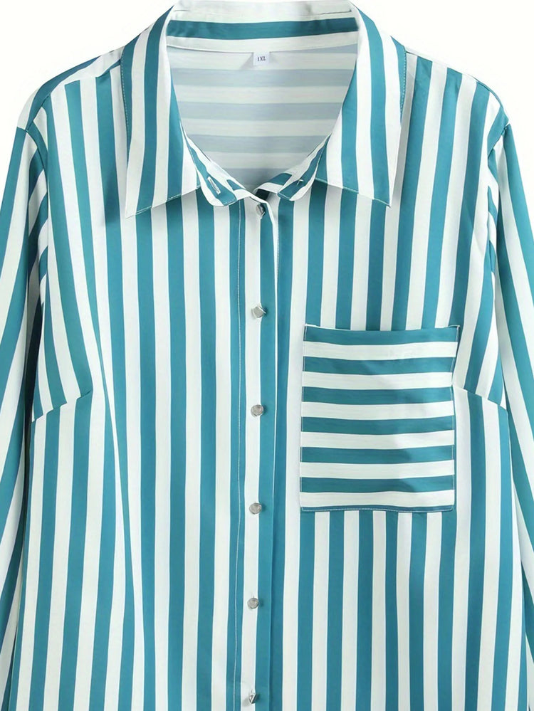 Plus Size Casual Blouse - MyEmpired