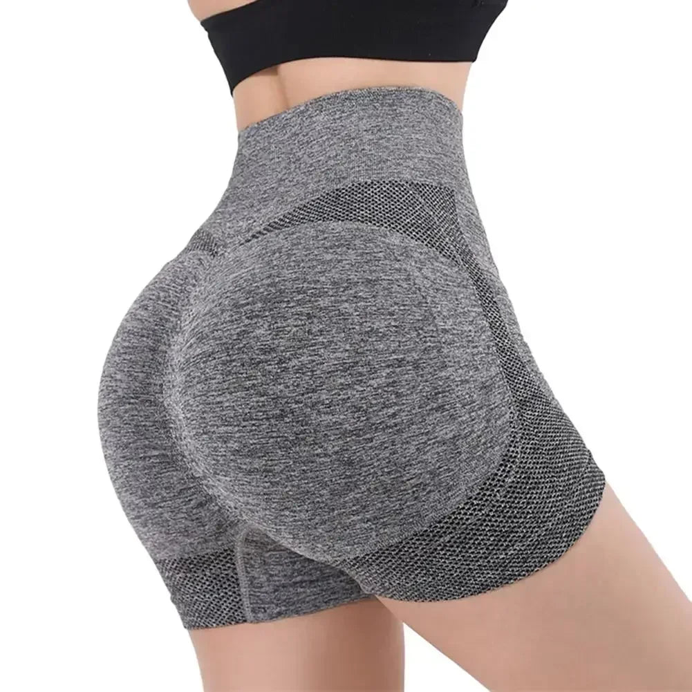 Stretchy Women Yoga Shorts High Waist Lift Butt Pants Breathable and Comfortable Suitable for Workout and Sports - MyEmpired