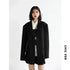CHICVEN Women Office Lady Blazer Cuff Embroidery Wide Shoulder Twill Suit Women&