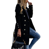 Elegant Casual Woollen Overcoat Buckle - MyEmpired