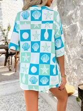 Devine Printed Button Down Shirt and Shorts Set - MyEmpired