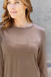 Basic Bae Full Size Round Neck Long Sleeve Top - MyEmpired