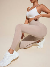 Solid High Rise Active Leggings - MyEmpired