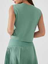 Millennia Round Neck Cropped Active Tank - MyEmpired