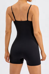 Spaghetti Strap Round Neck Romper - MyEmpired