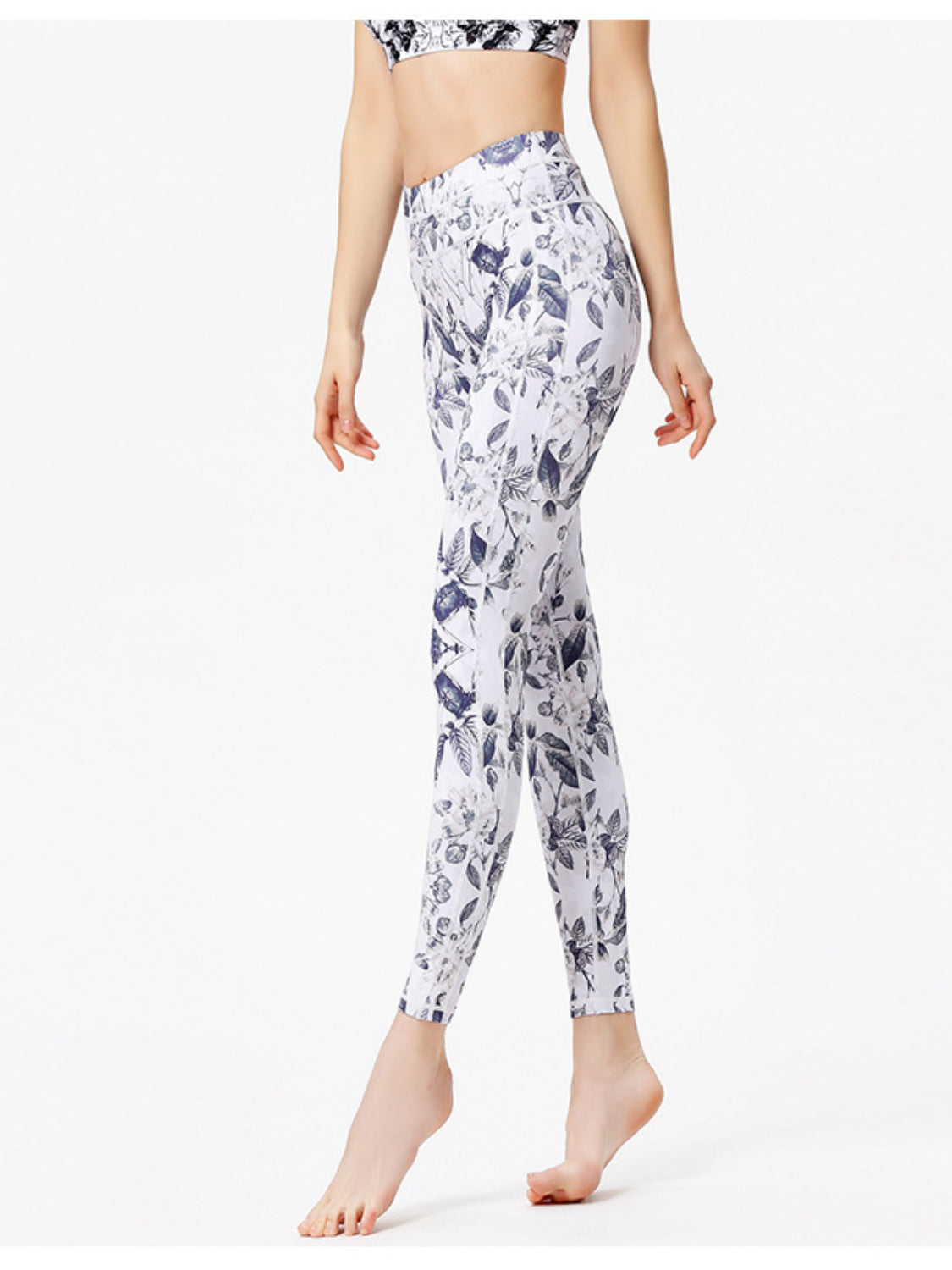 Printed Active High Waist Leggings - MyEmpired